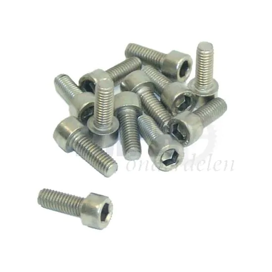 Inbusbout M6X16 RVS Din 912