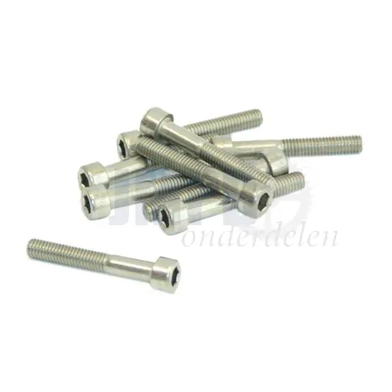 Inbusbout M8X50 RVS Din 912