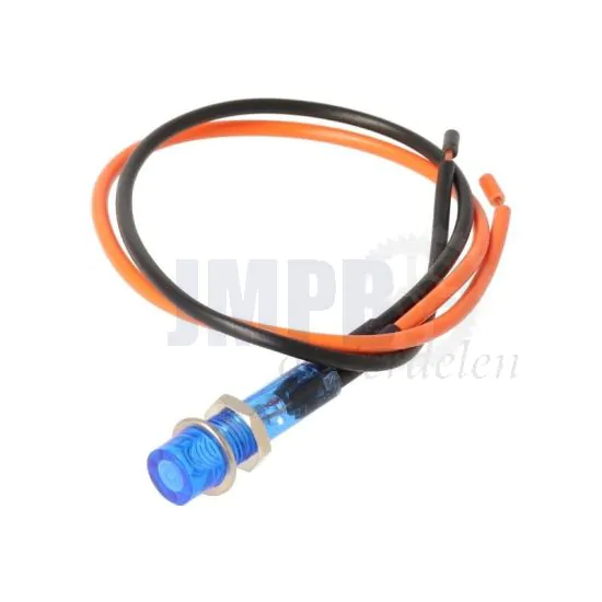 Controlelamp Universeel Blauw 8MM 12 Volt