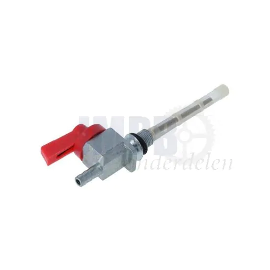 Benzinekraan M10 X 1 Recht Rood - Oldtimer