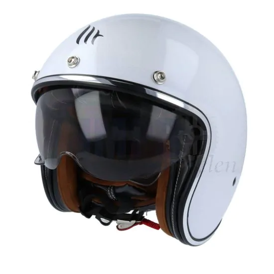 Helm Jet Le Mans II SV MT Wit Medium