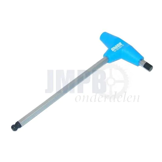 Unior T-Greep Inbussleutel Kogelkop 8MM