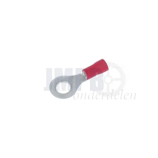 Kabeloogstekker Geisoleerd Rood M6 A-Kwaliteit