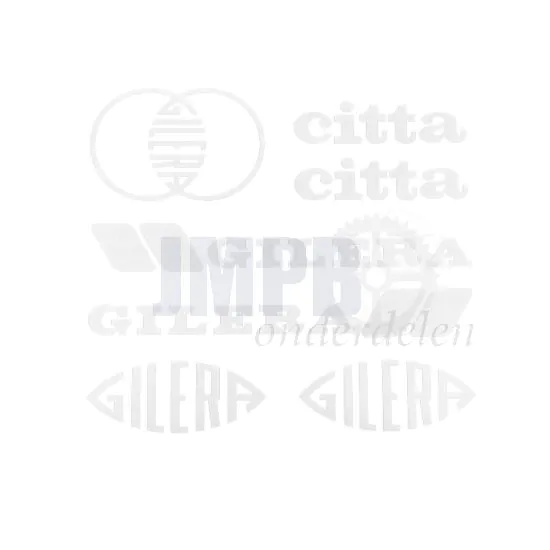Stickerset Gilera Citta Wit 7-Delig
