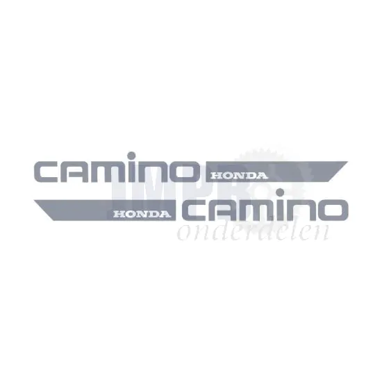 Stickerset Transfer Honda Camino Grijs