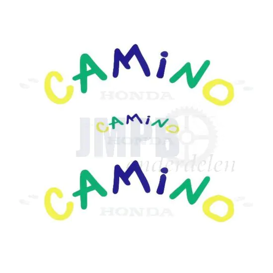 Stickerset Honda Camino Funny Multi - Rode Tank 