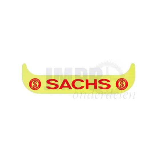 Sticker Plaathouder Smal Sachs