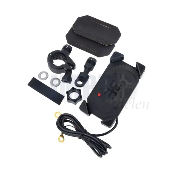 Telefoonhouder met USB Lader 12V > 5V 2A
