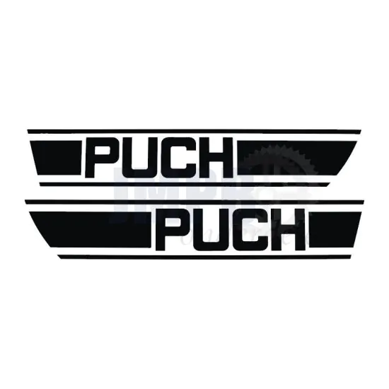 Tanktransferset Puch X30 Zwart