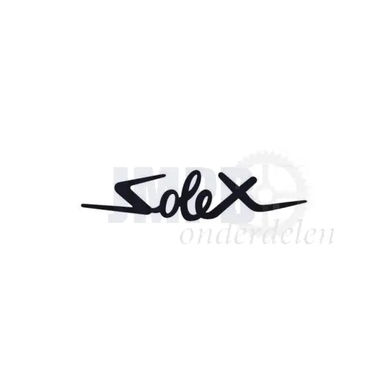 Sticker Solex Zwart 70X17MM