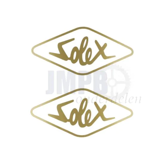 Stickerset Solex Goud 70X33MM
