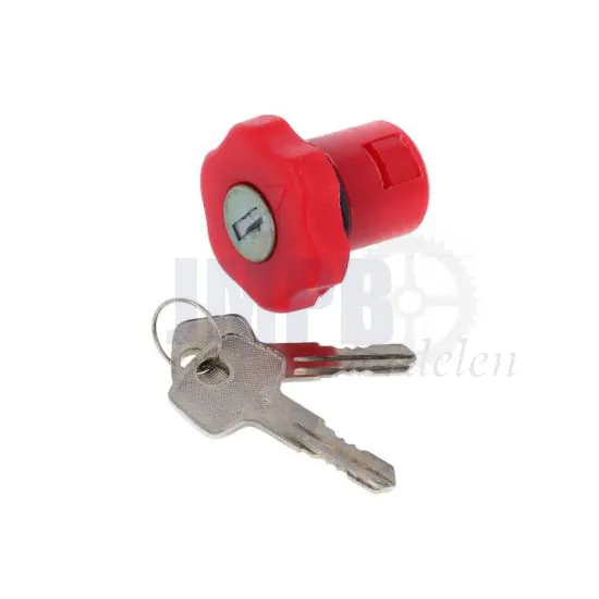Olietankdop met Slot Rood Honda MT