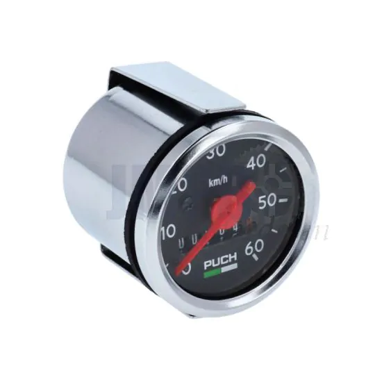 KM Klok 48MM VDO Replica met Puch Logo
