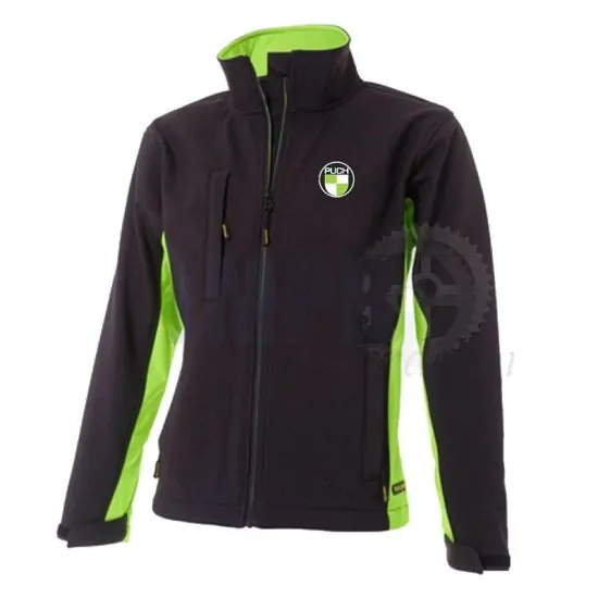 Softshell Jack Puch Zwart/Groen