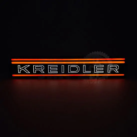 Lamp Kreidler Strepen LED Oranje