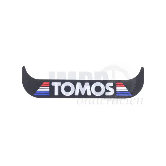 Sticker Plaathouder Smal Tomos Rood/Wit/Blauw
