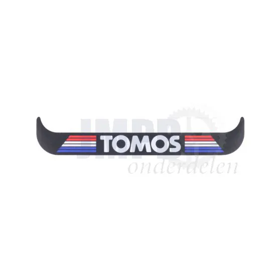 Sticker Plaathouder Breed Tomos Rood/Wit/Blauw