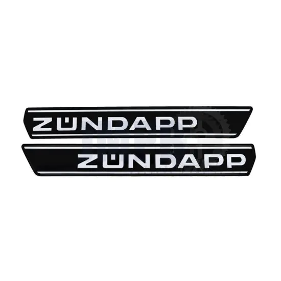 Tankstickers Zundapp Zwart/Wit