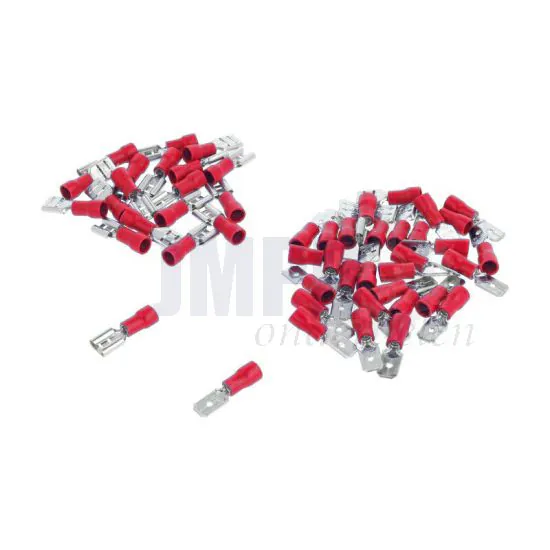 Assortimentset Kabelschoenen Rood - 50 Delig