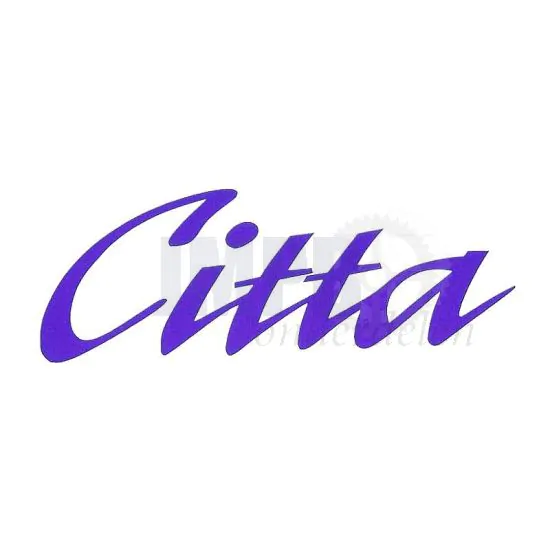 Sticker Citta Paars 10CM