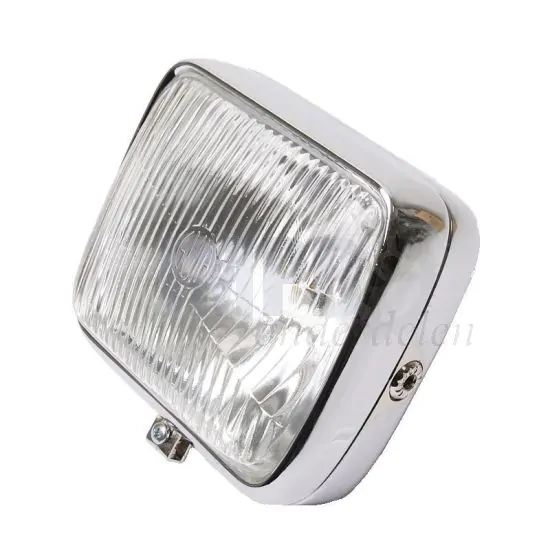 Koplamp Vierkant Chroom Zundapp/Kreidler