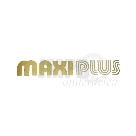 Sticker Maxi PLUS Goud
