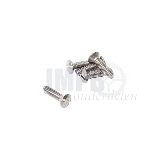 Lensbout M4X16 RVS Din 964