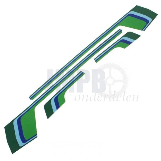 Stripingset Puch Montana Groen