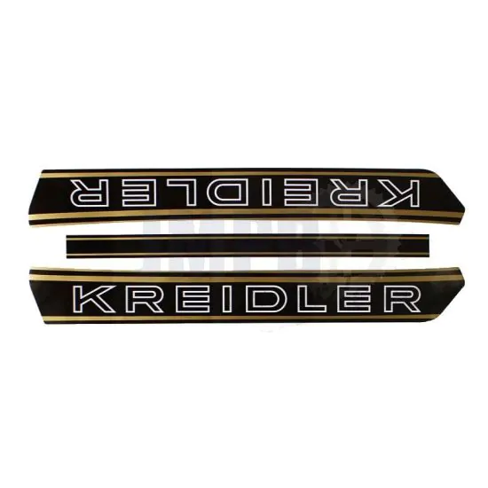 Tankstickers Kreidler Zwart / Goud