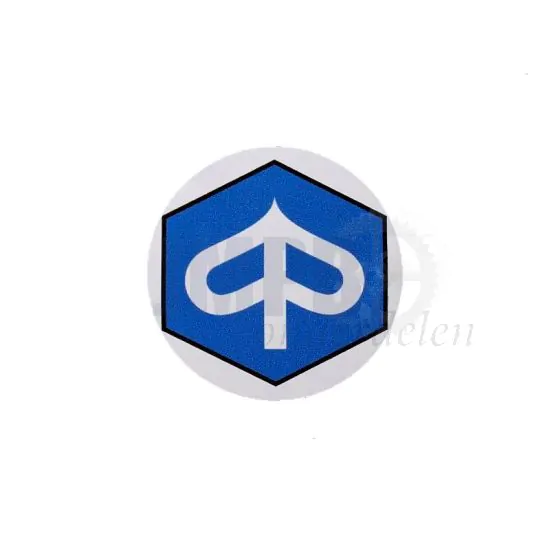 Sticker Logo Piaggio rond 40MM