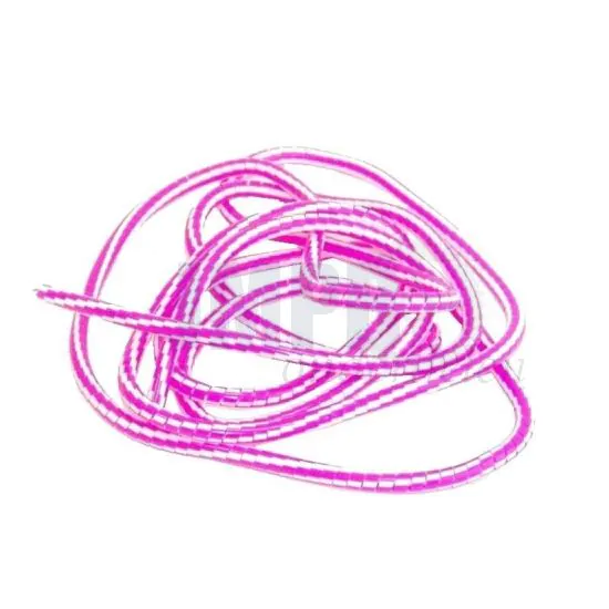 Cover Buitenkabel Roze/Wit 2 Mtr