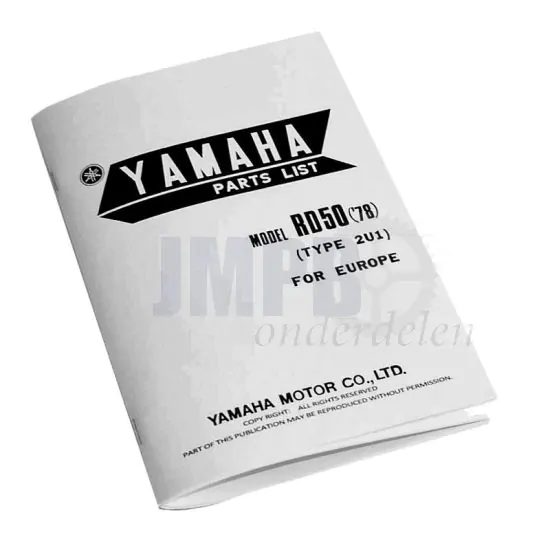Onderdelen Catalogus Yamaha RD