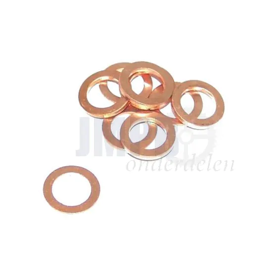 Koperring 10X16MM Din 7603A