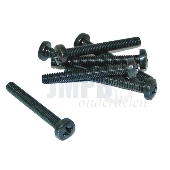 Bolcilinderschroef Zwart M6X50 Din 7985H