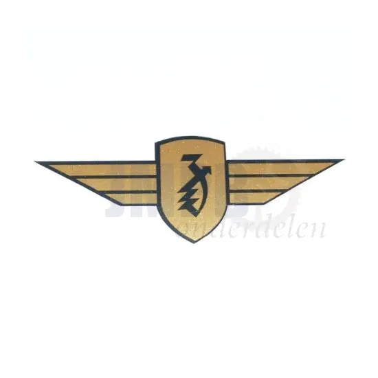 Sticker Zundapp Goud Voorspatbord