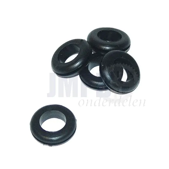 Doorvoerrubber Zwart 12.5 X 17.5MM