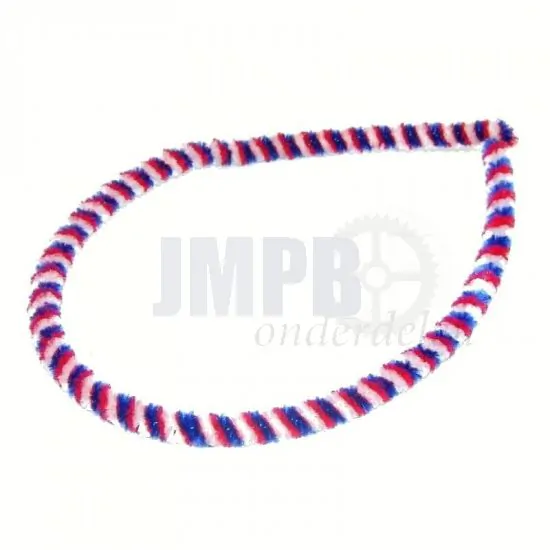 Naafborstel Rood/Wit/Blauw 70CM