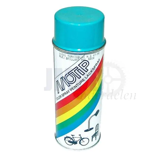 Motip Alkyd Spuitlak RAL 5018 Turkooisblauw - 400ML