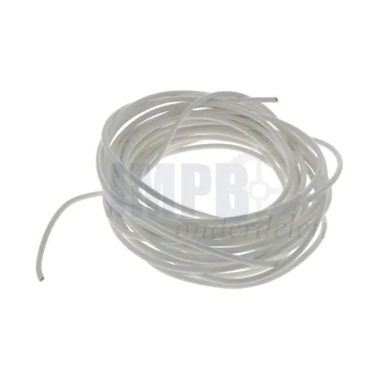 Electrisch Draad 5 Mtr Verp. - 1.0MM² Wit