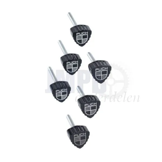 Set Zijschermbouten Puch Maxi S Logo Zwart