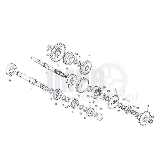 Versnellingsbak Oud Model Honda MT50