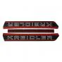 Tankstickers Kreidler Zwart/Rood
