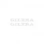 Stickerset Gilera Klein Wit 81X10MM