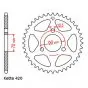 Achtertandwiel 42 Tands Honda MT/MB/MTX-SH 