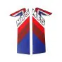 Stickerset Tank Honda MT5 1987 Zwart/Blauw/Wit