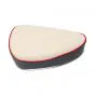 Zadel Oldtimer Creme/Grijs Puch
