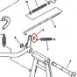 Splitpen Stabilisatiestang / Rempedaal Yamaha FS1/DT Origineel