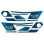 Stickerset Compleet Zundapp KS80 Super Blauw/Wit