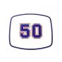 Sticker Koplampspoiler "50" Zundapp HAI