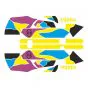 Stickerset Gilera Citta Funny Geel